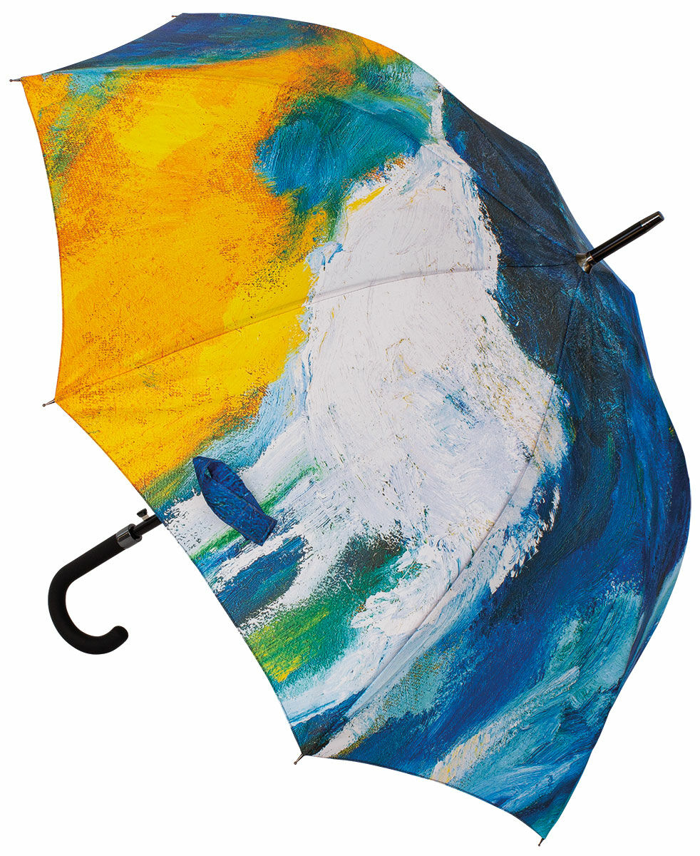 Stick umbrella "High Camber Wave" (vague à cambrure élevée) von Emil Nolde