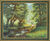 Picture "Trout Stream in the Franconian Forest", framed
