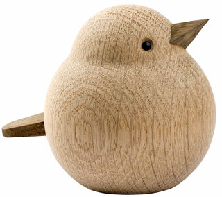 Wooden figure "Sparrow Mama", natural version