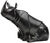 Skulptur "Nashorn", Bronze grau/schwarz