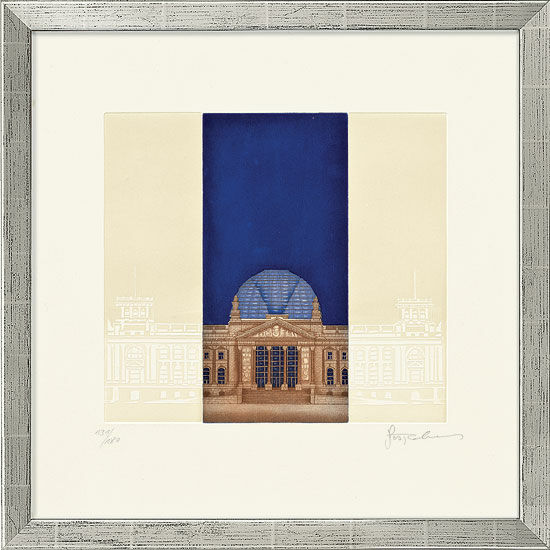 Picture "Reichstag", framed by Joseph Robers