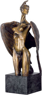 Sculpture "Siren", bronze by Nikolay Anev