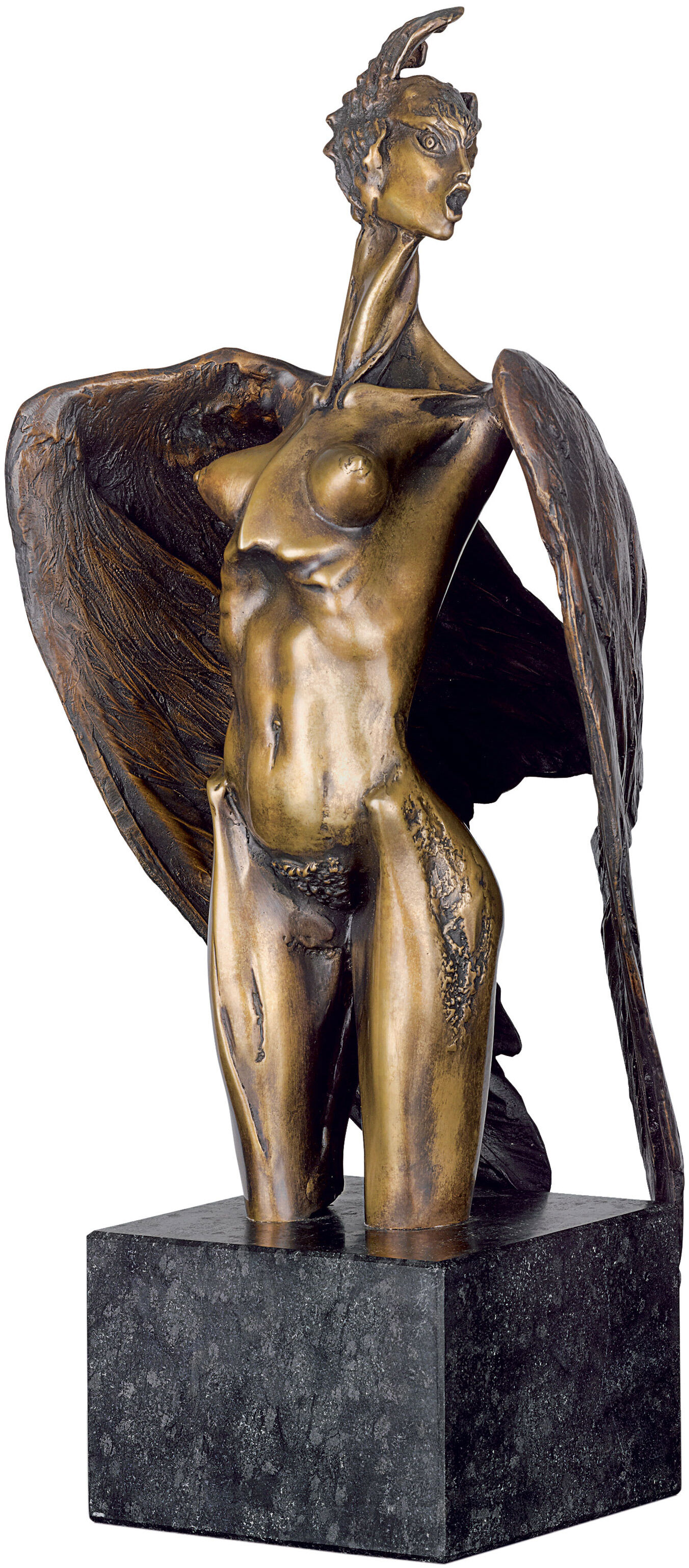 Skulptur "Sirene", Bronze von Nikolay Anev