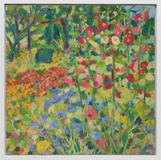 Obraz "Mallows in the Garden" (1999) (Unikátní dílo)