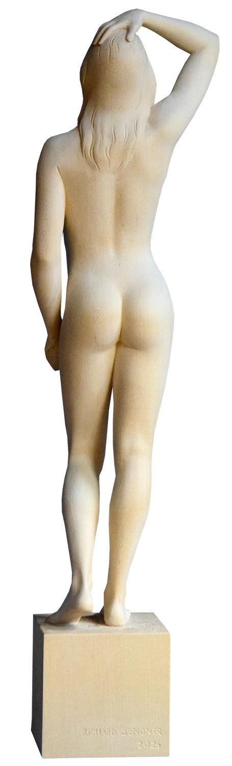 Wooden sculpture "Il Bagno" (2026) (Original / Unique piece) by Richard Senoner