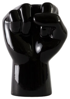 Vaso in porcellana "FCK", versione nera
