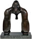 Skulptur "Berggorilla", Bronze von Marcus Meyer
