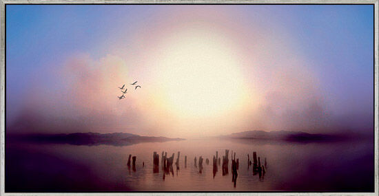 Bild "Dawn" (2008), gerahmt von Ule W. Ritgen