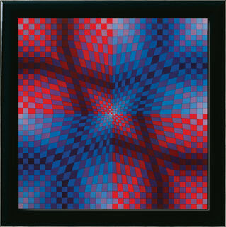 Picture "Tuz", framed by Victor Vasarely