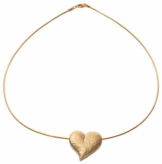 Heart necklace "Le Coeur", gold version
