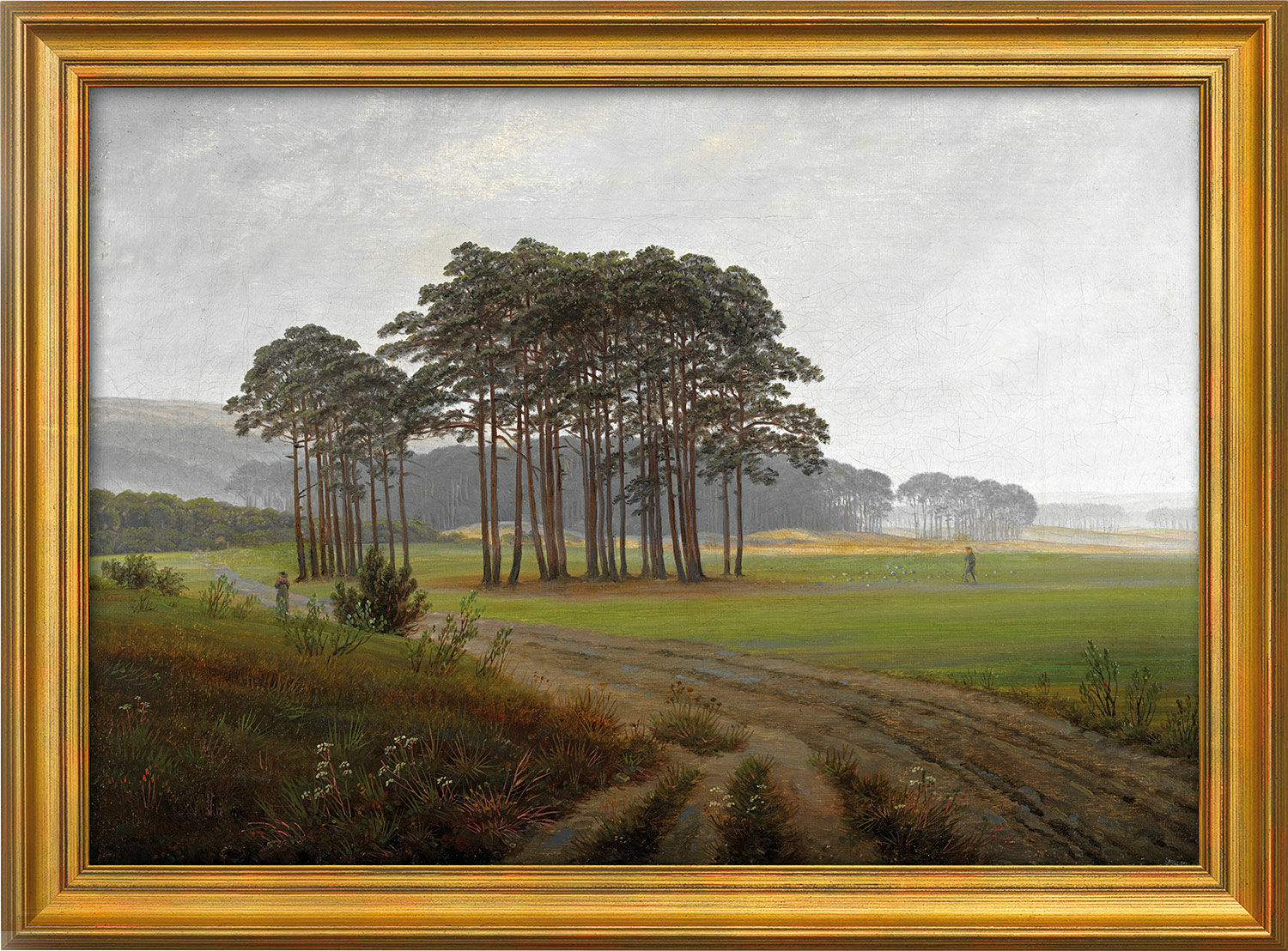 Picture "The Noon" - from the "Time of Day Cycle", framed by Caspar David Friedrich