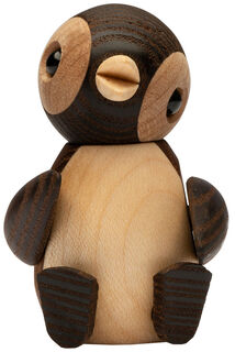 Figura in legno "Penguin Baby Snow" - Design di Chresten Sommer di Spring Copenhagen