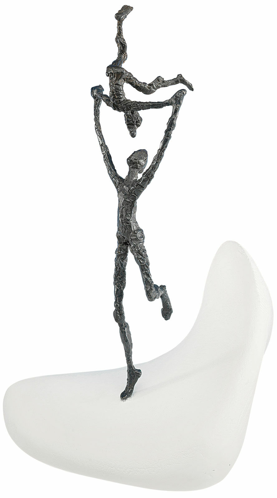 Skulptur "Spielt miteinander", Bronze auf Steinguss von Luise Kött-Gärtner