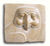 Egyptisk sandstensrelief "Barn Owl", version som vægobjekt