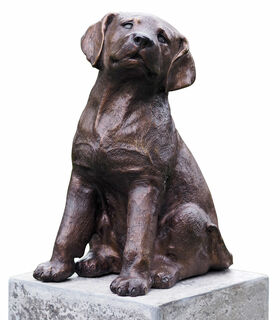 Garden sculpture "Dog" (without pedestal), bronze
