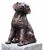 Gartenskulptur "Hund" (ohne Sockel), Bronze