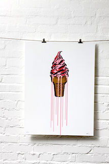 Picture "Pink Glitter Icecream" (2015) by ELIOT theSuper