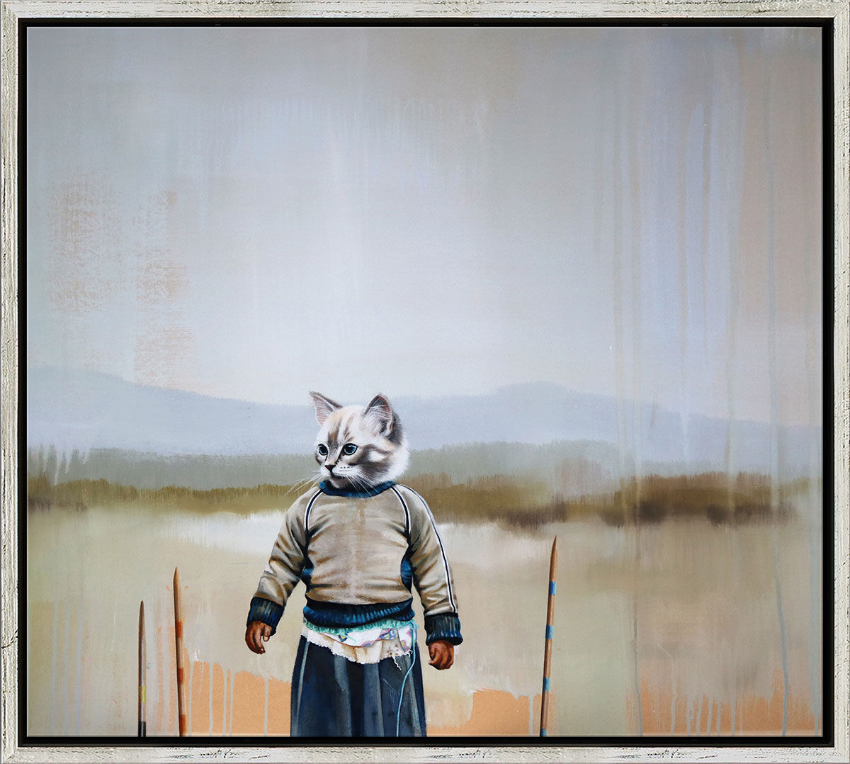 Bild "Steppe" (2010) (Original / Unikat), gerahmt von Astrid Köhler