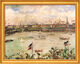 Cuadro "Día del Emperador en Hamburgo, Alster" (1911), enmarcado de Lovis Corinth