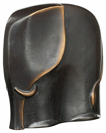 Sculpture "Elephant", bronze by Raimund Schmelter