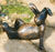 Garden sculpture "Rabbit Mikkel", bronze