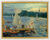 Picture "Sailing Boats on the Alster in the Evening" (1905), framed