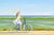 Bild ”Days by the Sea 16” (2026) (Original / Unikt exemplar), uppspänd på ram