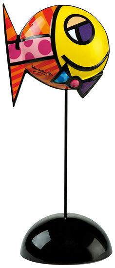 Porcelain fish "Deeply in Love I" by Romero Britto