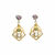 Stud earrings "Art Nouveau"