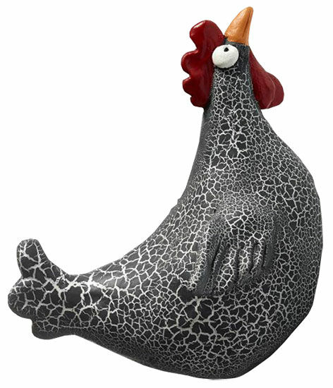 Decorative figure "Chicken Ida", cast
