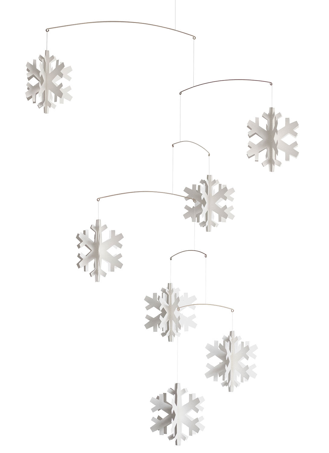 Plafondmobiel "Sneeuwvlok" - Ontwerp: Louise Helmersen