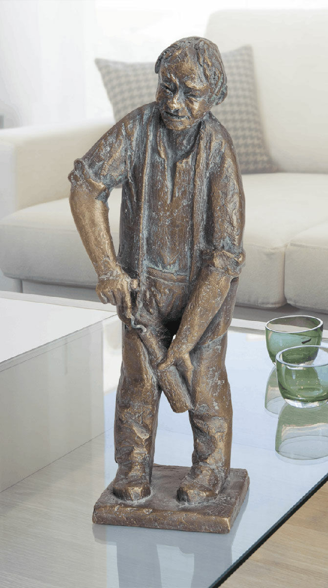 Sculpture "Corkscrew", bronze by Theophil Steinbrenner