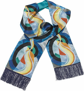 Silk scarf "Orpheus" by Robert Delaunay