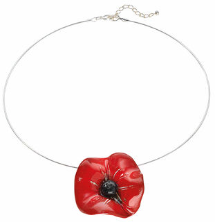 Necklace "Corn Poppy"