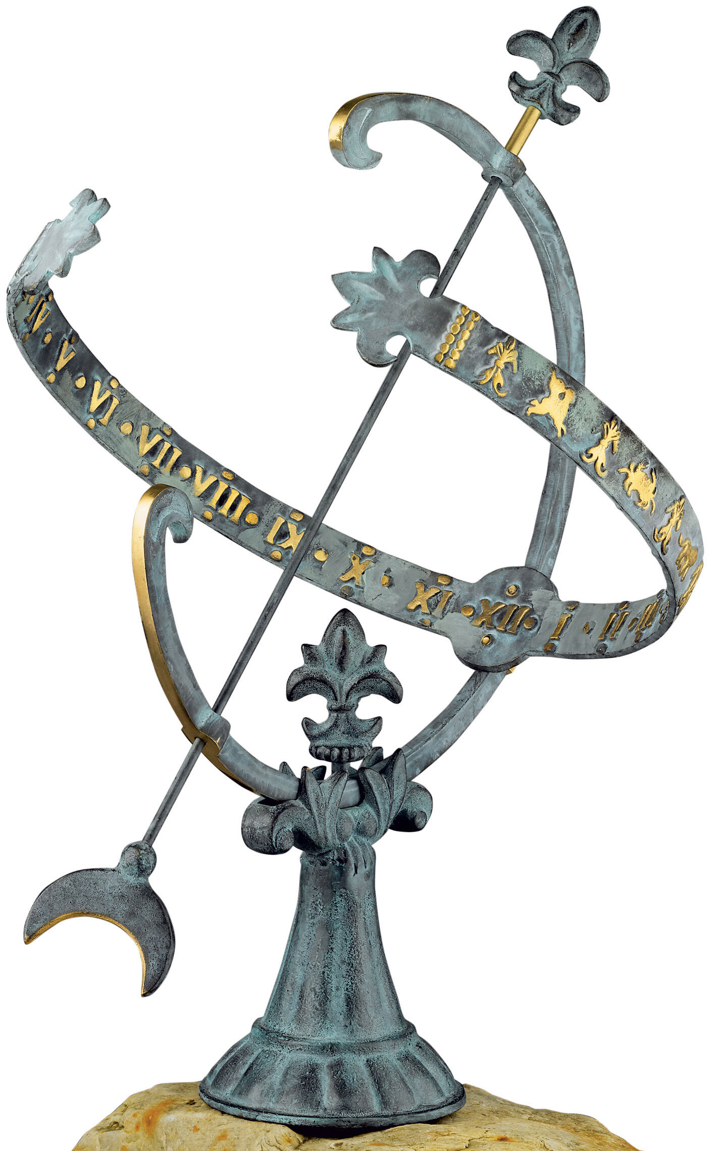 Zonnewijzer "Versailles", brons
