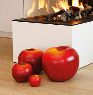 Keramikobjekt "Apfel rot" (Version Höhe 26 cm)