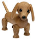 Wooden figure "Dachshund Amigo" by Spring Copenhagen
