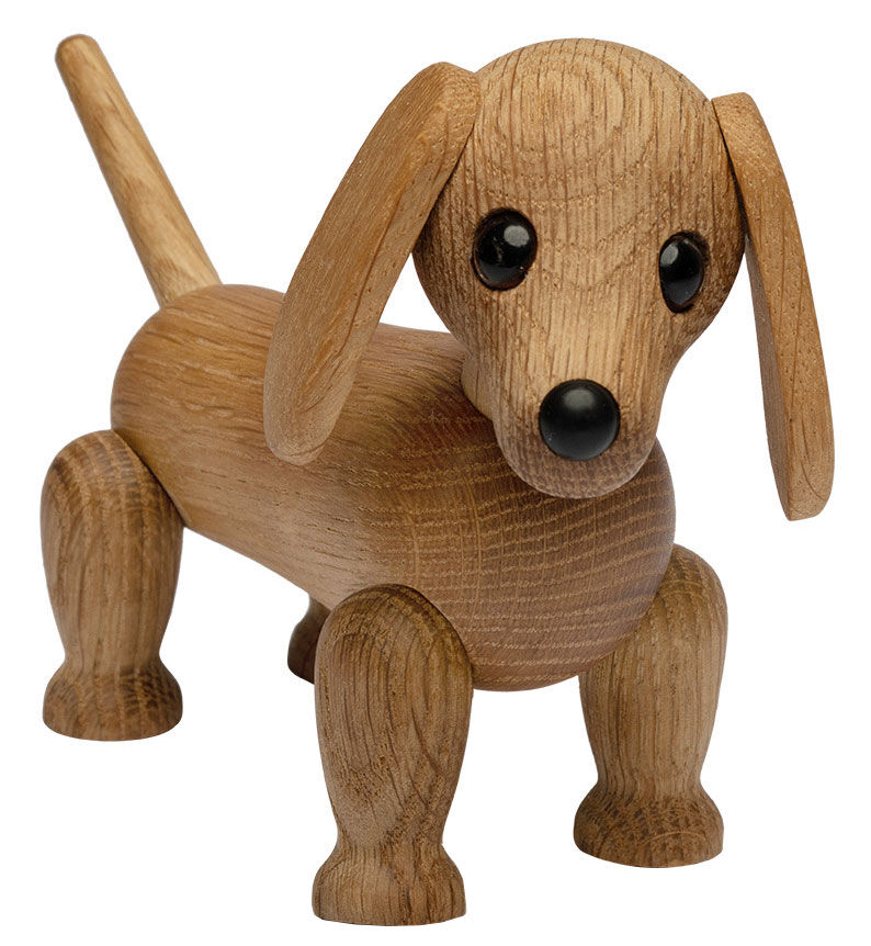 Wooden figure "Dachshund Amigo" by Spring Copenhagen