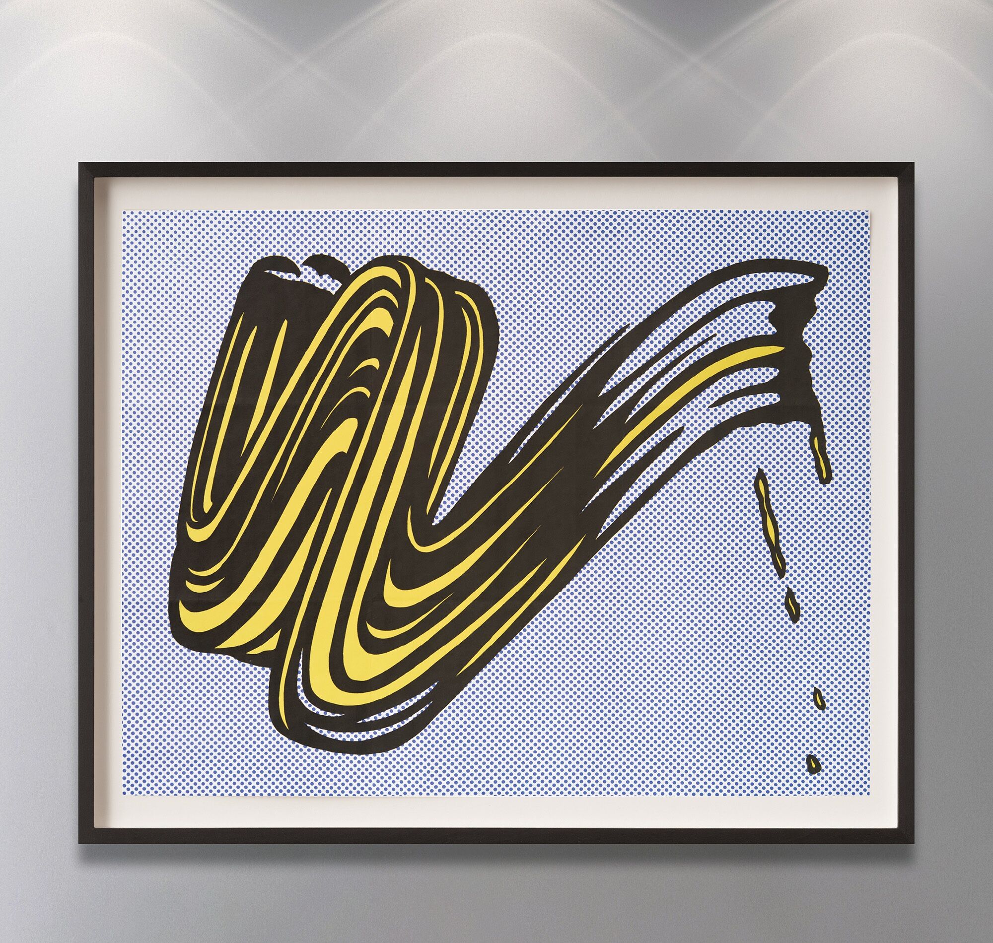 Bild "Brushstroke (Mailer)" (1965) av Roy Lichtenstein
