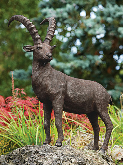 Tuinbeeld "Steenbok", brons