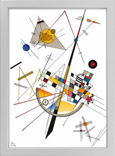 Komposition Wassily Kandinsky Poster gerahmt 