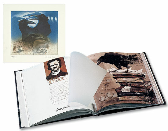 "Ravnen" - Specialudgave med billedet "3 sorte krager" von Bodo W. Klös