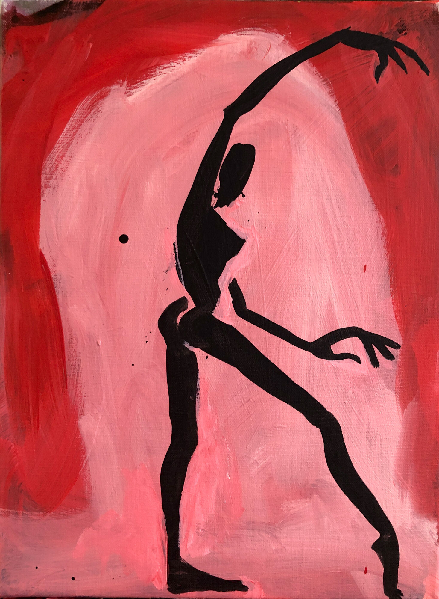 Quadro "Stretched" (2000) (pezzo unico) di Helge Leiberg