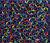 Design-Wandobjekt "DIS-1 Topographie blue rectangle" (2018)