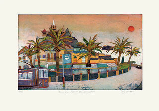 Picture "Barcelona - Blue Tramway" (2011), unframed
