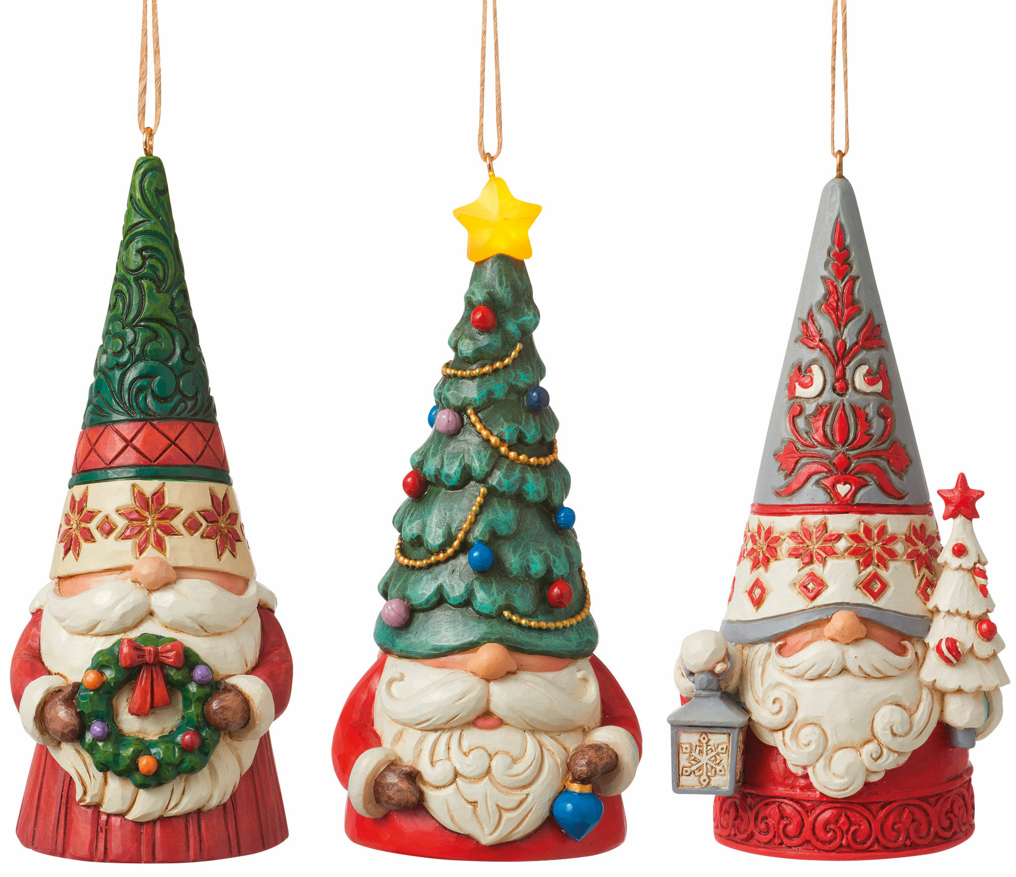 "Christmas Goblin Tree Ornament", sæt med 3 stk. von Jim Shore