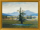 Obraz "Samotne drzewo" (1822), oprawiony w ramę autorstwa Caspar David Friedrich