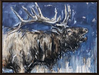 Tableau « Deer_2 » (2024) (Pièce unique)