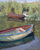 Picture "Boats on the lake (Lake in the morning)" (2007) (Unique piece)