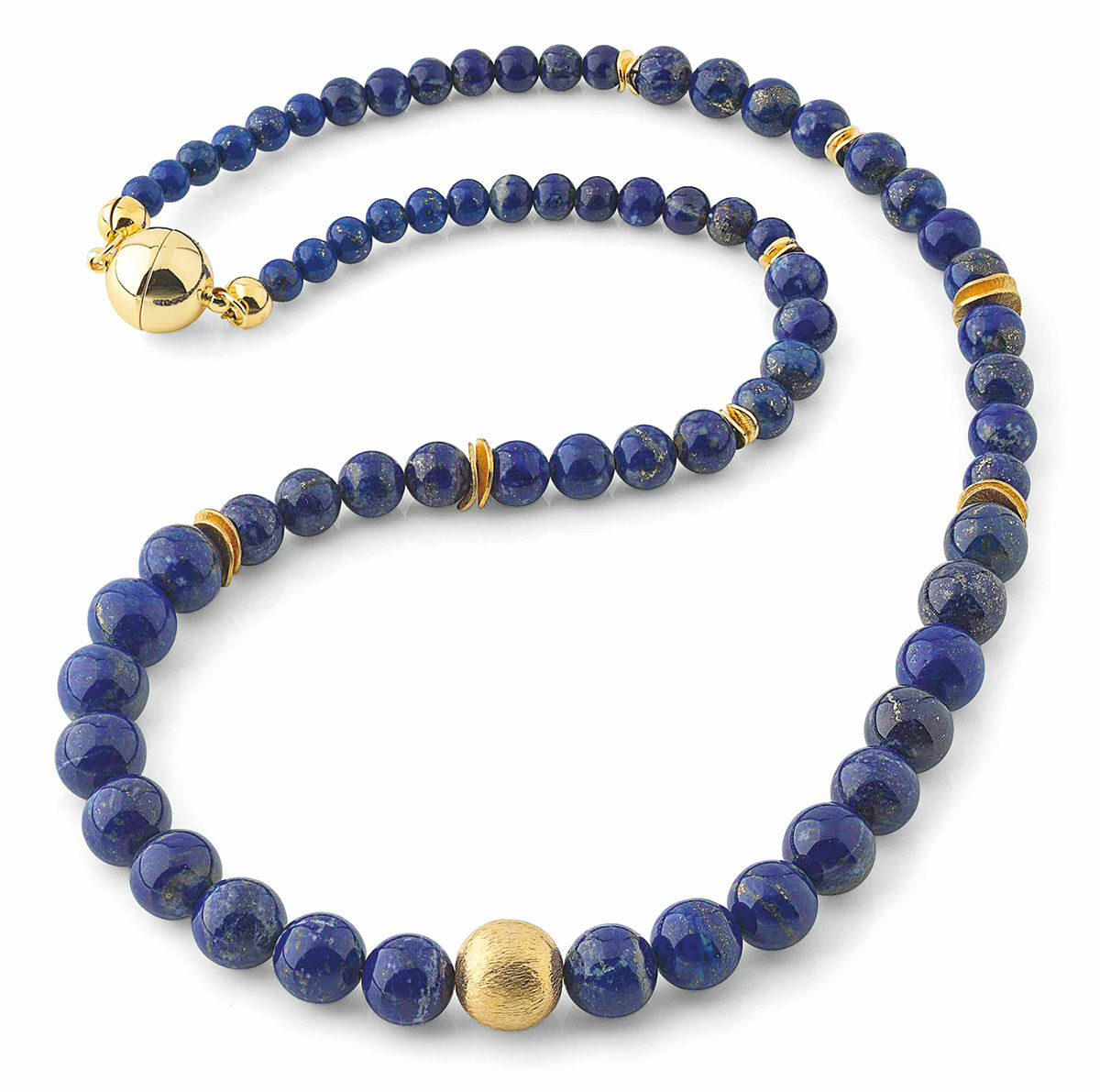 Pearl necklace "Blue Dreams"